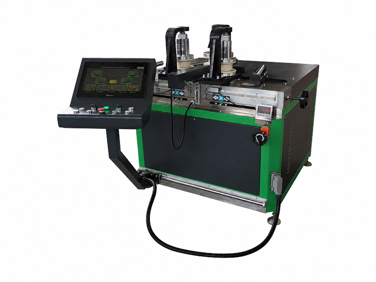 3DGW-CNC-15T CNC profile bending machine front-left view