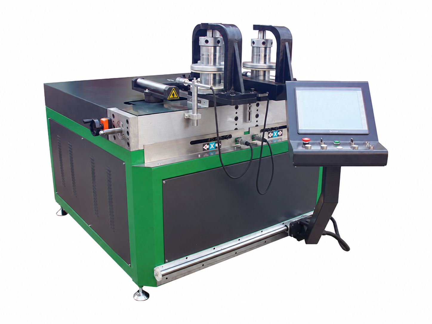 3DGW-CNC-15T CNC profile bending machine front-right view