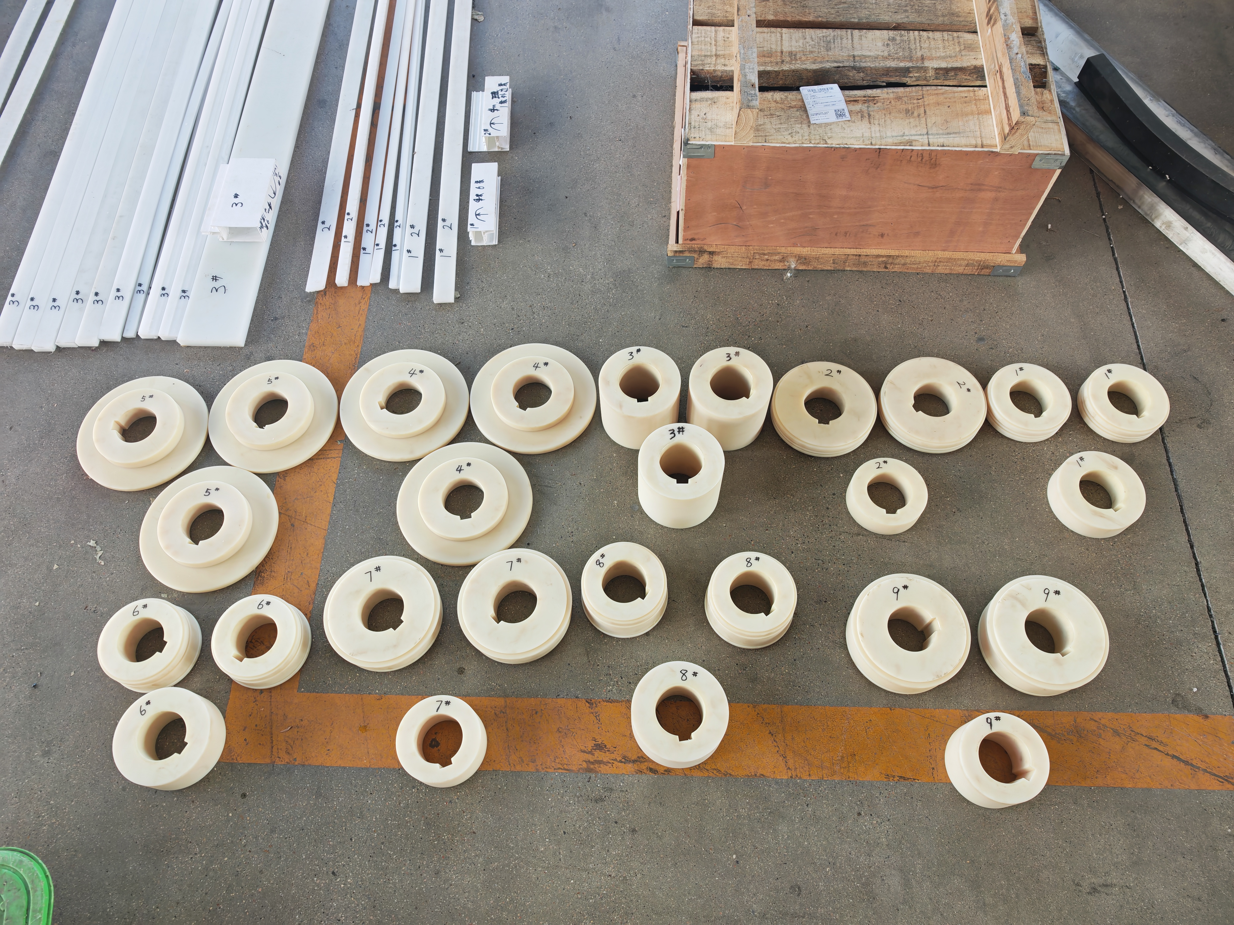 Profile samples and matching roller tooling